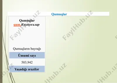 qumuqlar — PPTX