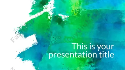 presentation template — PPTX