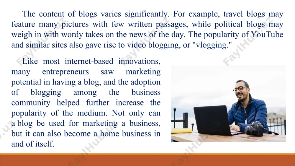 constantly conceptualize and execute fresh content. the good news is that you don't have to do it all yourself. you can have guest writers or hire freelancers. another option is to curate content from others. you can buy private label right (plr) content and modify it for your blog. payoff is delayed: one of the biggest frustrations with blogging is that it's time-consuming with little payoff in the beginning. it takes time to build up a readership and momentum. blogging in and of itself won't generate income: at one time, posting an article was enough to generate traffic and income. today, a successful blog needs email marketing, additional perks such as content upgrades, and an engaged social network, such as a facebook group. 4. requirements for a blog the good news is that starting a blog or adding a blog to your existing site is relativity easy and affordable. all …