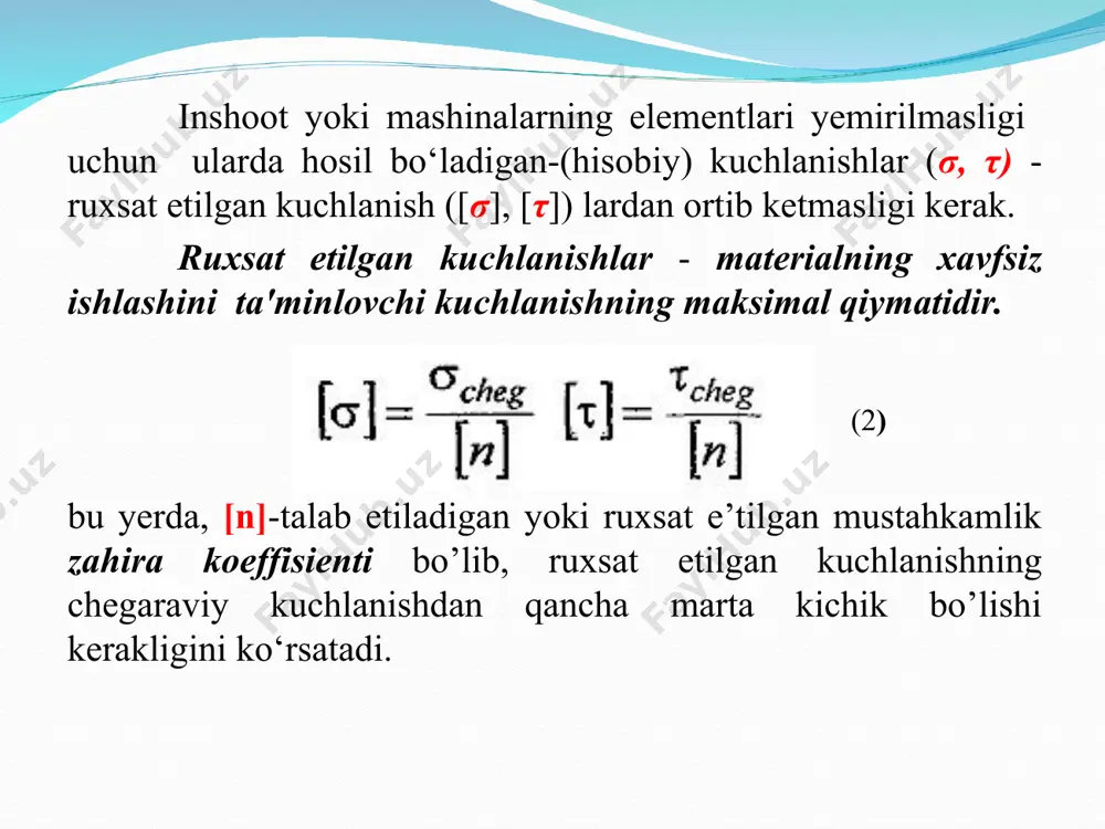kuchlanishlar to‘g‘risida tushunchalar - Page 4