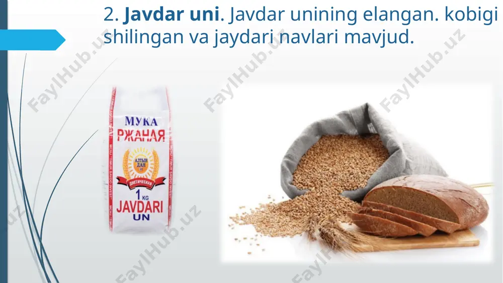 un mahsulotlari xom-ashyosi va uni boyitish usullari - Page 5