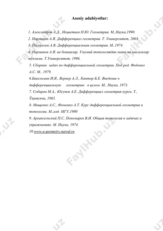 egrilik indikatrisasi. eyler formulasi qo`shma turlar - Page 5