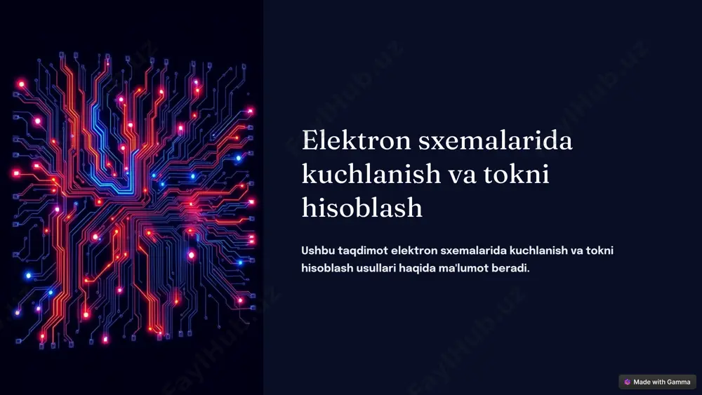 larida kuchlanish va tokni hisoblash elektr muhandislari uchun muhim mahoratdir. ushbu mahoratni o'rganish texnik muammolarni hal qilish va samarali elektr tizimlarini loyihalashga yordam beradi. 9 image1.png image10.png image2.png image11.png image3.png image4.png image12.png image13.png image14.png image5.png image15.png image16.png image17.png image6.png image7.png image18.png image8.png image19.png image9.png image20.png