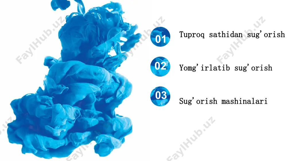zamonaviy qishloq xo'jaligi ekinlarni sug'orish mashinalari - Page 2
