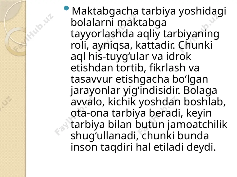 maktabgacha ta’lim tashkilotlarida aqliy tarbiyani tashkil etish - Page 4