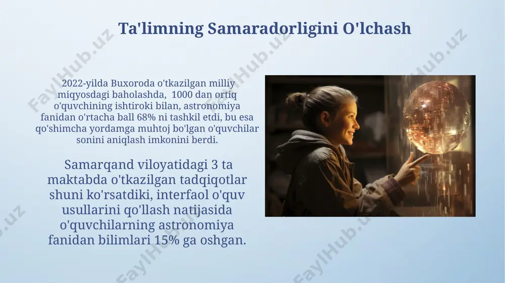 astronomiya darslarida o'quvchilar o'rtasida sinergetik ta'lim tizimini yaratish - Page 4
