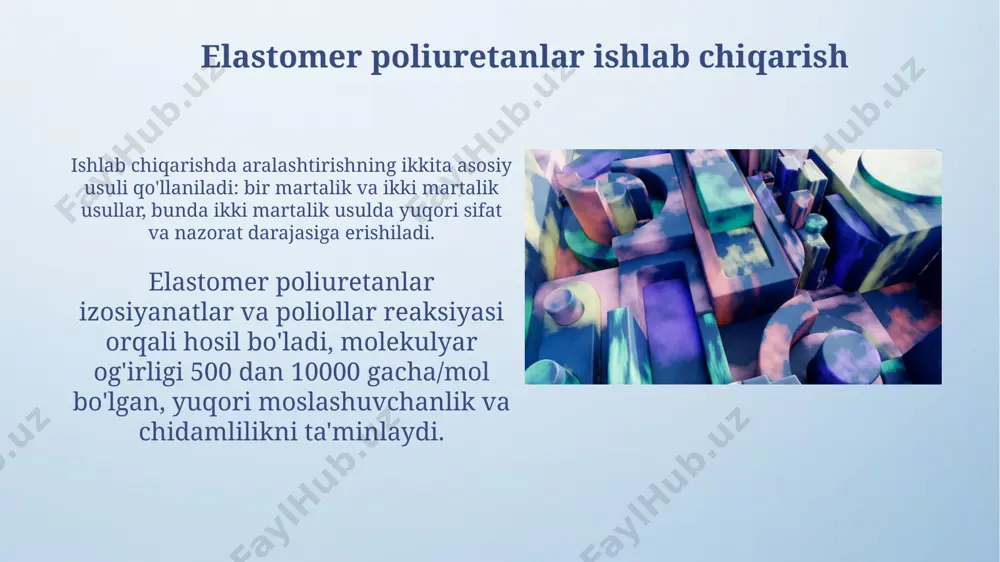 poliuretanlar ishlab chiqarish texnologiyasi - Page 5