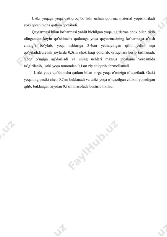 ustki kiyimlar yoqalarini tikish - Page 5