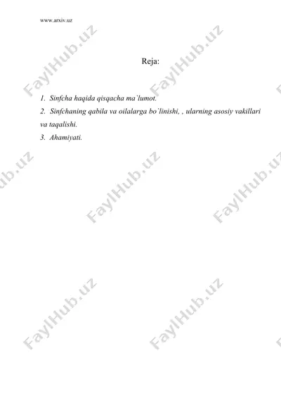 ra`nokabilar sinfchasi - rosidae — DOC
