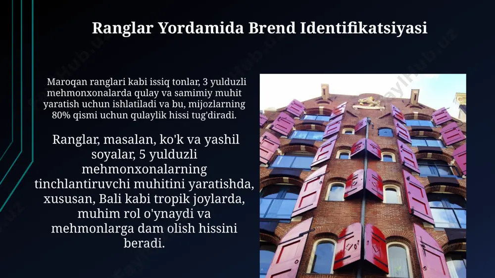 mehmonxonalarda me'moriy muhit shakllanishida ranglarning ro'li - Page 4