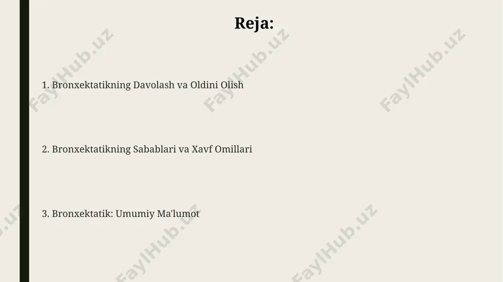 of-muhit ifloslanishi bronxektatikaning rivojlanishiga asosiy hissa qo'shuvchi omillar hisoblanadi, bu kasallikka chalinish xavfini sezilarli darajada oshiradi. surunkali yo'tal va balg'am ajralishi bilan birga keladigan bronxektatikning 70% dan ortig'i rivojlangan mamlakatlarda yuqumli kasalliklar, masalan, sil kasalligi yoki ko'k yo'tal tufayli yuzaga keladi. bronxektatik nima? бронхэктазиянинг асосий белгиларига кунига 100 мл дан ортиқ балғам чиқиши, ўпкада ҳўл ҳиссиёт ва тез-тез юқумли касалликларга чалиниш киради, бу ақш ва европада 100.000 кишидан 20 тасига ташхис қўйилади. бронхэктазияни даволашда антибиотик терапияси, нафас олиш терапияси ва хирургик аралашувлар (ўпканинг зарарланган қисмини олиб ташлаш каби) каби турли хил усуллар қўлланилади, бундай муолажаларнинг самарадорлиги 70% дан ортиқни ташкил этади. бронхэктазия – бу ўпкадаги йирик нафас йўлларининг (бронхларининг) доимий кенгайиши бўлиб, бу 30 ёшдан ошган кишиларда кўпроқ учрайди ва кўпинча инфекциялар билан боғлиқ бўлади. bronxektatikni boshqarish bronxektazi davolashda, ayniqsa, kasallikning ogʻir shakllarida, koʻkrak qafasi fizioterapiyasi, masalan, postural drenaj va nafas olish mashqlari, kundalik hayot sifatini yaxshilash uchun rossiya va …
