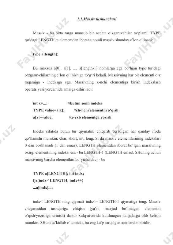 der - windows muhitida ishlaydigan dastur tuzish uchun qulay bo`lgan vosita bo`lib, komp’yuterda dastur yaratish ishlarini avtomatlashtiradi, xatoliklarni kamaytiradi va dastur tuzuvchi mehnatini engillashtiradi. borland c++ dastur zamonaviy vizual loyihalash texnologiyasi asosida ob`ektga yo`naltirilgan dasturlash nazariyasini hisobga olgan holda tuziladi. borland c++ builder 6 sistemasi c++ tilining rivoji bo`lgan ob`ektga yo`naltirilgan object c/c# dasturlash tillarini ishlatadi. borland c++ builder sistemasi dasturni loyihalash va yaratish vaqtini kamaytiradi, hamda windows muhitida ishlovchi dastur ilovalarini tuzish jarayonini osonlashiradi. men c++ dasturi strukturasi xaqida, belgilar bayoni , algoritm va dastur tushunchasi, ma’lumotlarni kiritish va chikarish operatorlari xamda dasturda massivlar va satrlar bilan ishlash xaqida bilim va kunikmalarga ega bo`ldim. foydalanilgan adabiyotlar. 1. sh.а.nаzirоv, r.v.qobulоv «оb’еktgа mo‘ljаllаngаn dаsturlаsh » 2. xaldjigitov a.a., madraximov sh. f., adambayev u.e., eshboyev e.a., informatika va programmalash. t.:o`zmu, 2005, -148. 3. гради буч. объектно –ориентированной анализ и проектирование с примерами приложений на с++. невский диалект, 560 стр, 2001 г. 4. …