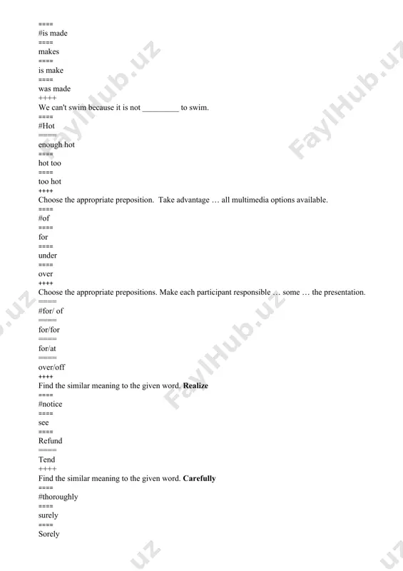 rofessor, …. i ask you for some suggestions for my library research paper? ==== #may ==== might ==== must ==== need ++++ choose the appropriate antonym. poverty ==== #wealth ==== power ==== luck ==== poor ++++ choose the appropriate article. nowadays global problems are getting … more and …. more essential. ==== #-\- ==== a\the ==== the\ ==== a\a ++++ choose the appropriate definition. overpopulation ==== #the population of an area in too large numbers ==== the population of an area in too small numbers ==== the population of an area in equal numbers ==== there are no population in an area ++++ choose the appropriate pronoun. we must reassume our historical responsibility for … children’s future by protecting their heritage. ==== #our ==== their ==== her ==== us ++++ choose the appropriate answer. natural resources running out, or being degraded. the oil, the water, the old growth forests, are …