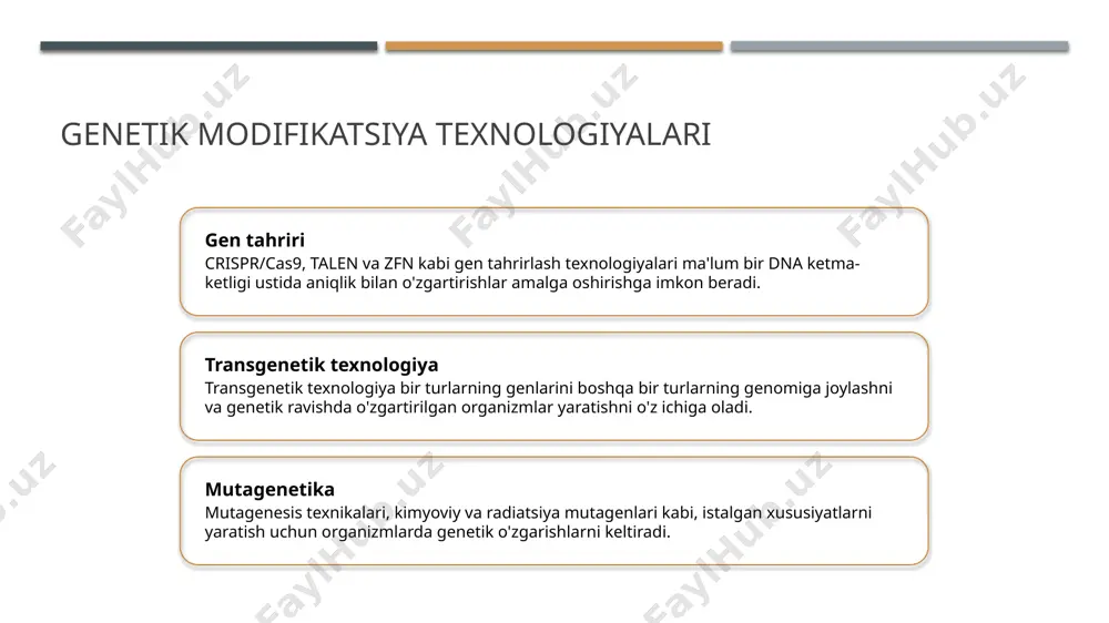 n va tuzilmalarni shakllantirishga e'tibor qaratadi, masalan, vujud o'q, uzunliklar va organlar shakllanishida. qarilar farqli bo'lishi "qon tomirlarining farqli xil turlari va tuzilmalari shakllanishiga olib keladigan qon tomirlarining farqli xil turlari va tuzilmalari shakllanishini o'rganishga qaratilgan." o'sish genetikasi o'zgaruvchan genetika, shuningdek, shablon shakllanish va qaror qilish jarayonlarini tartiblaydigan genlar va signalizatsiya yo'llarini o'rganadi. organizmni rivojlantirishda atrof-muhit omillari 1 2 3 fizikaviy muhit omillari kimyoviy atrof-muhit omillari biologik muhit omillari fizikaviy omillar, masalan, harorat, yorug'lik va suv mavjudligi, organizmlarning rivojlanishiga qaramay o'zgarishlar keltirishi mumkin. masalan, yumshoqda harorat, reptiliyalar jins aniqligini ta'sir q kimyoviy faktorlar, masalan, atrof muhitining ifloslanishi, pestitsidlar va zaharli moddalar organizm rivojlanishiga zararli ta'sir ko'rsatishi mumkin. masalan, yerda pestitsid qoliplari bilan suyuqlikka duch kelish, biologik omillar, resurslar uchun raqobatlashish va predatsiya kabi, organizmning rivojlanishini shakllantirishda ahamiyatli rol o'ynaydi. masalan, yiriklar mavjudligi ovchilarning xulq va morfologiyasini ta oziq-ovqatni kuchaytirish strategiyalari 1 oziq-ovqat mahsulotlarini kuchaytirish oziq-ovqatlar qo'shimcha vitaminlar va mineral moddalarini …