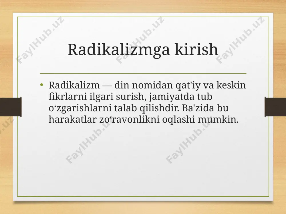 diniy fundamentalizm, radikalizm va terrorizm - Page 4