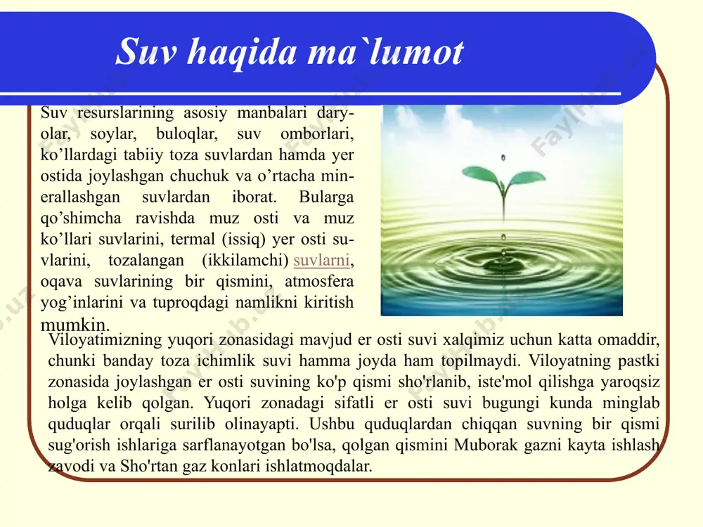 suvning ifloslanishi - Page 4