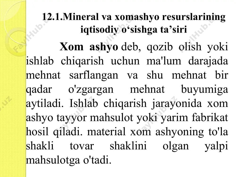 shkil etadi. shu bilan birga, umumiy mineral-xom ashyo potensiali 3,3 trillion aqsh dollaridan ortiqroq baholanayotganini ham aytib o‘tish kerak. o‘z navbatida, 2013 — 2017 yillar davomida jami 25 ming gektar maydonda tomchilatib sug‘orish tizimi, 45,6 ming gektar maydonda plyonka to‘shab sug‘orish usuli hamda 34 ming gektar maydonda esa o‘qariqlar o‘rniga ko‘chma egiluvchan quvurlar yordamida sug‘orish usullari joriy etilishi belgilangan e’tiborlisi, bunday sa’y-harakatlar o‘z samarasini bermoqda. ayni paytda mamlakatimiz qishloq xo‘jaligida foydalanilayotgan suvning umumiy miqdori o‘tgan asrning 80-yillaridagiga nisbatan yiliga qariyb 13 mlrd. kub metrgacha kamaytirildi. jumladan, mustaqillikning dastlabki yillarida bir gektar sug‘oriladigan maydonga 18 ming kub metr obihayot ishlatilgan bo‘lsa, endilikda bu ko‘rsatkich 10,5 ming kub metrni tashkil qilmoqda. mutaxassislarning fikricha, bioxilmaxillikni saqlash, cho‘llanish hamda qurg‘oqchilikka qarshi kurashishda biologik resurslarni muhofaza qilish talablariga to‘liq rioya etilishini ta’minlash, shamol va suv eroziyasiga qarshi kurashish samaradorligini oshirish, atrof-muhitni muhofaza qilishda davlat organlari, nodavlat notijorat tashkilotlari hamda keng jamoatchilik bilan hamkorlikni rivojlantirish ijobiy …