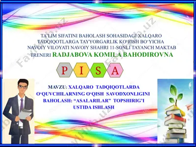 o'qish savodxonligi — PPTX