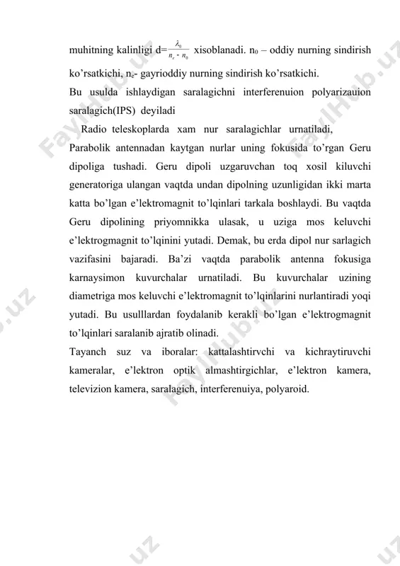 teleskopga o’rnatilgan qo’shimcha asboblar - Page 5