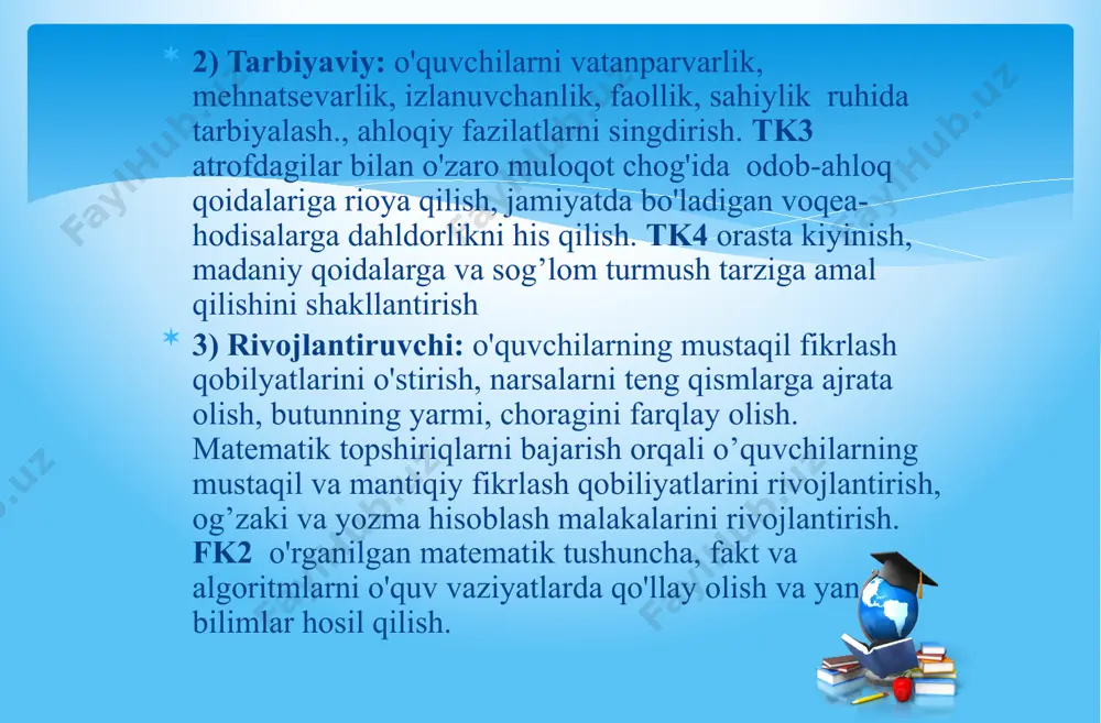o’nli kasrlarni taqqoslash va tartiblash - Page 3