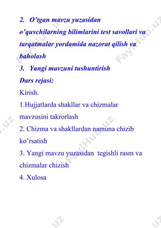 rasm va chizmalarga oid amaliy dars - Page 3