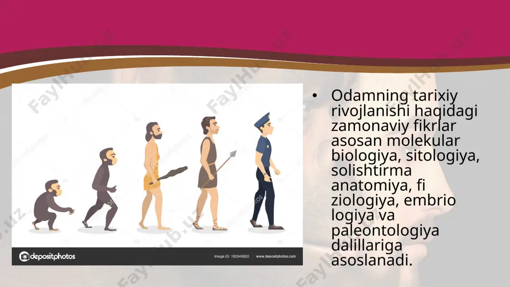 antropologiya odam evolutsiyasi haqidagi fan. 10 - sinf - Page 4