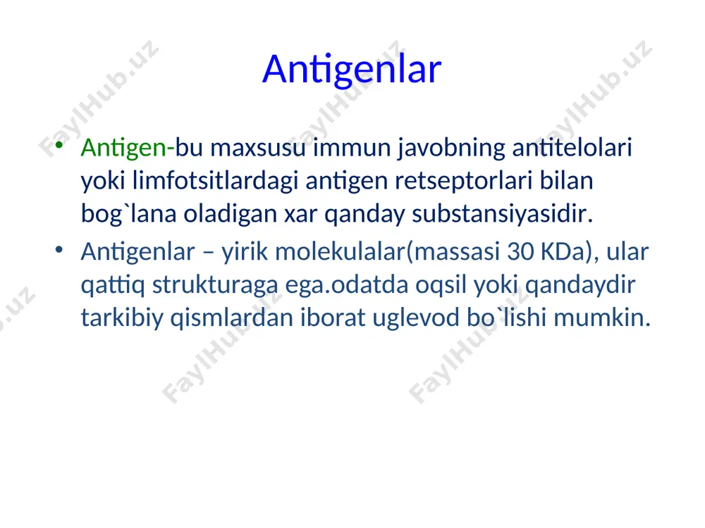 lekslarini qon tizimida (tsik) yoki qon tomirdan tashqarida (in situ immunn komplekslari) hosil bo`lishi bilan bog`liq. immun komplekslar tufayli yuzaga kelgan kasalliklar tarqoq (generalizatsiyalangan),agar komplekslar qonda hosil bo`lib turli azolarni zararlasa va alohida ayrim azolarga to`plansa-buyraklar ,bo`g`imlar,terining mayda tomirlari-mahalliy artyus reaksiyasi sifatida namayon bo`ladi. o`ta sezuvchanlikning iii tip reaksiyalari rivojlanish mexanizmi: antigen va antiteloni o`zaro tasiri immun komplekslarni shakllantiradi,ular yoki mahalliy shikastlanish sohasida yoki tarqoq,qonda bo`lishi mumkin.organizmning turli sohalarida immun kompleksni to`planishi komplimentni faollashtiradi va o`tkir yallig`lanish hamda nekroz chaqiradi. sistemali immunokompleksli kasallik sistemali immunokomleksli kasallikni patogenezi 3 fazadan: qonda antigen antitelo komplekslarni hosil bo`lishi(antigen tushgandan 5 kun o`tgach) immun komplekslarni turli azolarga cho`kishi. yallig`lanish reaksiyasi(antigen tushgandan 10 kun o`tgach) mahalliy immunokompleksli reaksiya artyus reaksiyasi:o`tkir immunokompleksli vaskulit natijasida to`qimalarda mahalliy nekroz kuzatiladi.reaksiya bir necha soat davomida rivojlanib,4-10 soatdan keyin maksimumga erishadi,bunda shish va qon qo`yilishi ko`zga tashlanadi. o`ta sezuvchanlikni iv tip reaksiyalari bunday reaksiyalar maxsus sensibilizatsiyalangan t limfotsitlar tomonidan chaqiriladi …