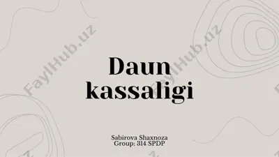 daun sindromi — PDF
