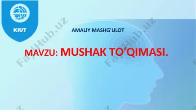 mushakto‘qimasi — PPTX