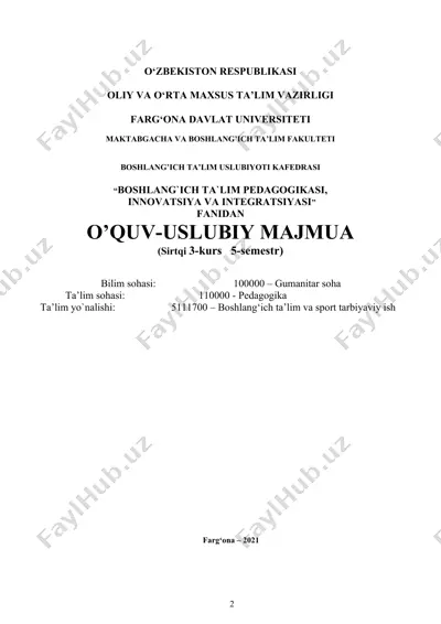 o‘quv-uslubiy majmua — DOCX