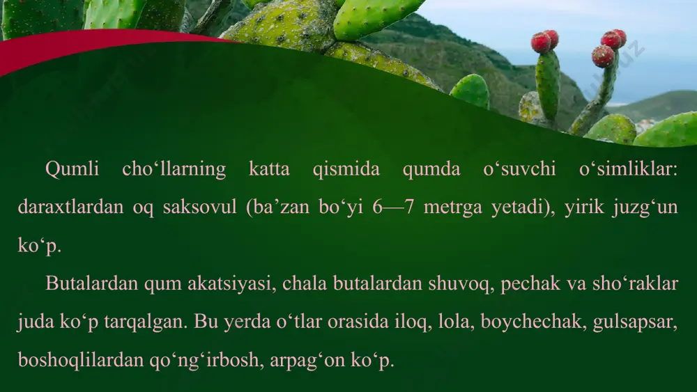 o‘rta osiyo cho‘l o‘simliklari 7-sinf - Page 4
