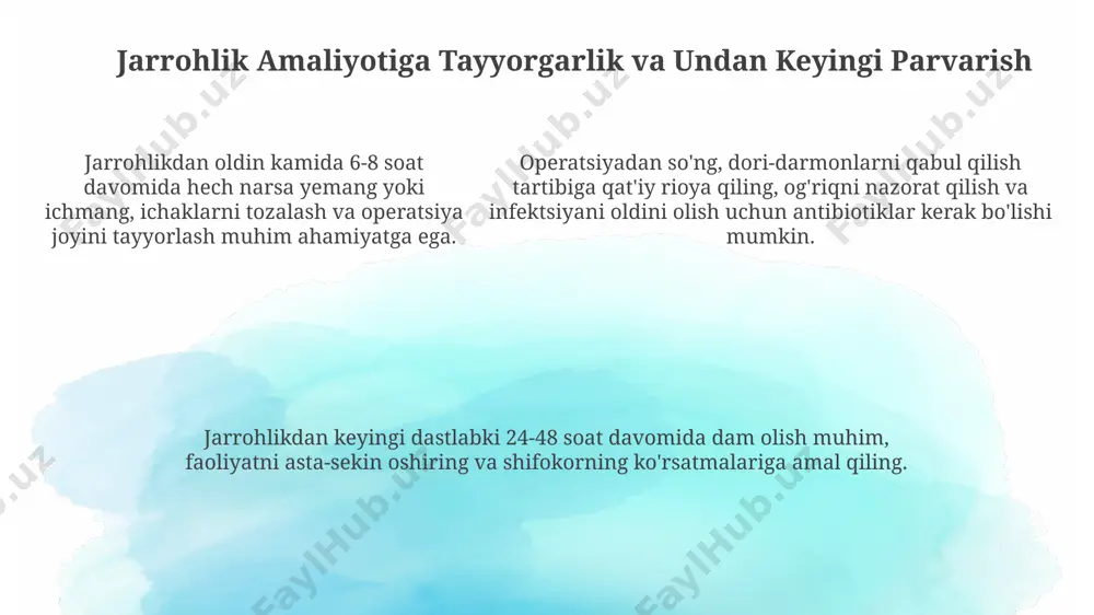 jarrohlik operatsiyalari: ta'rifi va maqsadi - Page 5