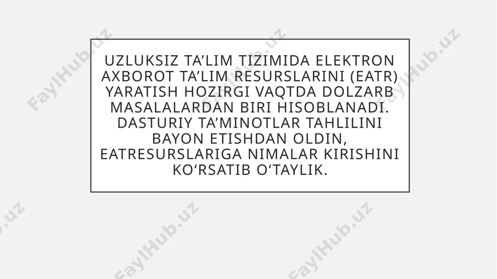 adi. ispring nafaqat flash-taqdimotlarni yaratishga, balki ta’lim jarayonida qo‘llanilishi mumkin bo‘lgan roliklar tayyorlashda, xususan, ularga turli shakldagi so‘rovlar, elektron testlarni ham kiritgan holda o‘zaro interaktiv bog‘lanish imkoniyatini ham beradi. e’tiboringiz uchun rahmat image1.jpeg image2.jpeg image3.jpeg /docprops/thumbnail.jpeg