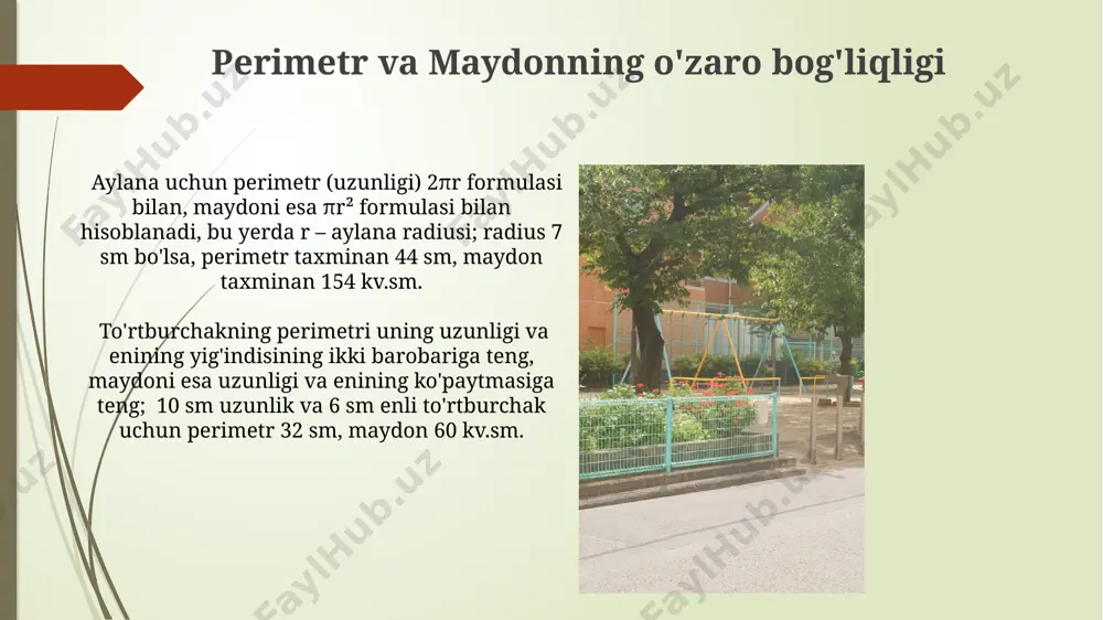 boshlangʻich sinfda perimetr va yuza tushunchalari - Page 4