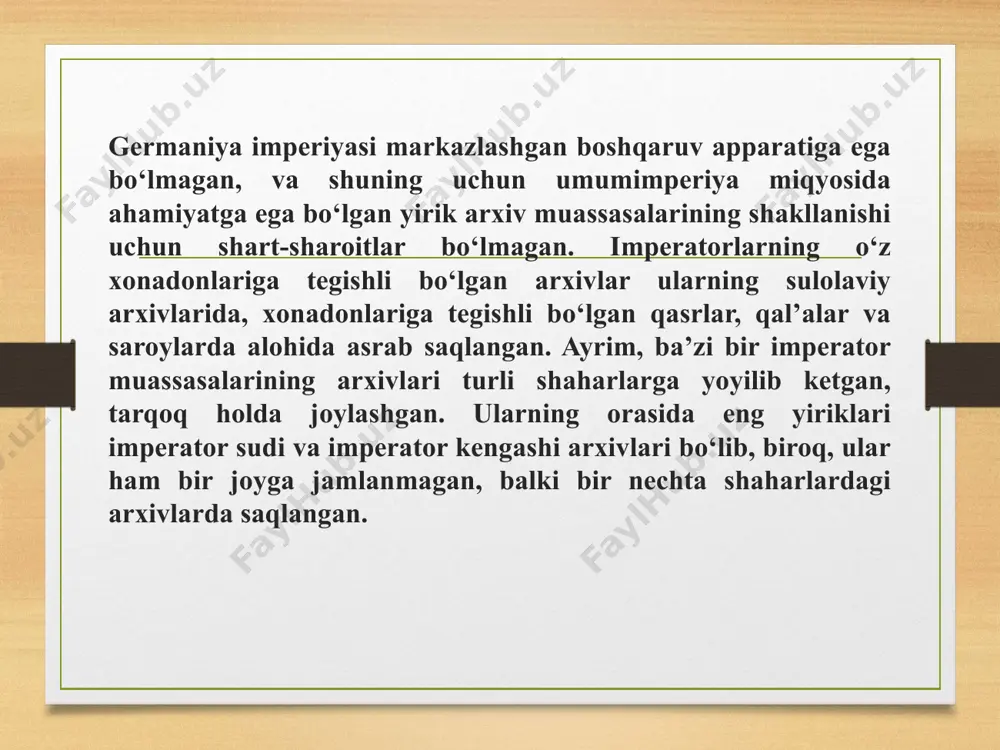 yangidavrlar germaniyada arxivishining shakllanishi - Page 5