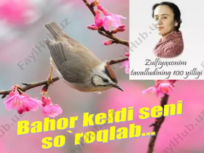 zulfiya isroilova haqida maqola — PPT