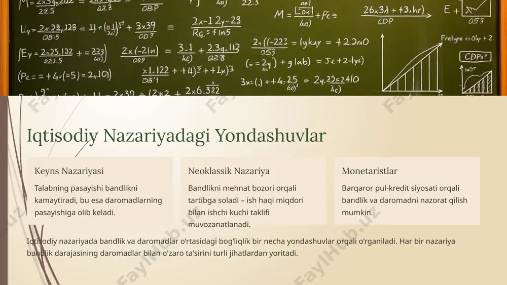 bandlik va aholi daromadlari: o'zbekiston misolida - Page 4