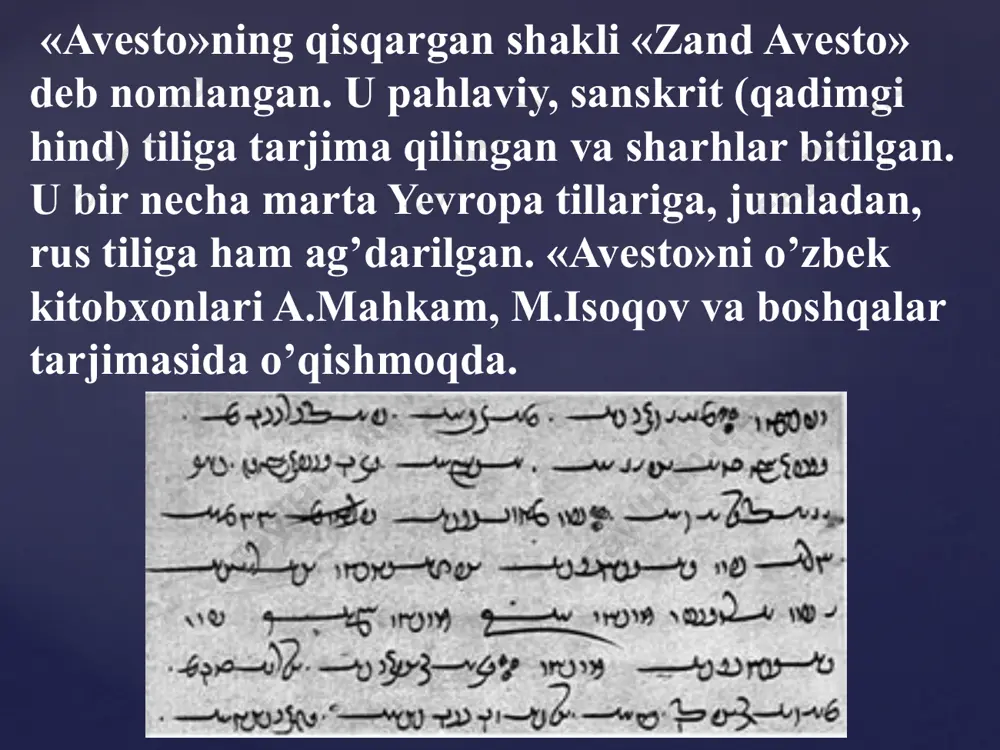 avestoda ilgari surilgan axloqiy qarashlar - Page 5