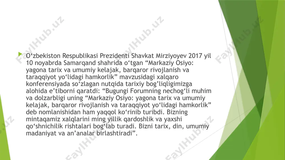 òzbekistonning eng eng yangi tarixi fanidan tayyorlagan taqdimot - Page 3