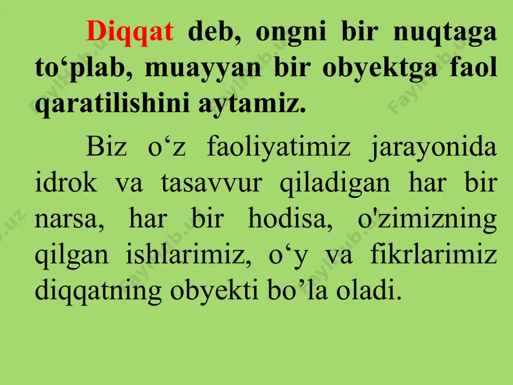 i. bunday joyni yaqqol qilib ko'rsatish uchun i.p.pavlov shunday tasvirlaydi: «agar bosh suyagiga qaraganda uning ichidagi miya ko'rinadigan bo'lsa, agar katta miya yarim sharlarida optimal qo'zg'alish uchun eng yaxshi sharoit tug'ilgan nuqtasi yiltillab ko'rinadigan bo'lsa edi, onggi sog'lom bo'lib, bir narsani o'ylab turgan odamning miyasiga qaraganimizda, uning miyasining katta yarim sharlarida juda g'alati jimjimador shakl bo'lib, surati va hajmi har lahzada bir o'zgarib, turlanib, jimir-jimir qilib turuvchi yorug' narsaning u yoqdan�bu yoqqa yugurib qimirlab turganini va miya yarim sharining bu yorug' narsa atrofidagi boshqa yerlari birmuncha xira tortib turganini ko'rar edi» optimal qo'zg'alish nuqtasi manfiy induksiya qonuniga ko'ra, bosh miya po'stining boshqa joylarida tormozlanishni vujudga keltiradi. «miya yarim sharlarining optimal qo'zg'alishga ega bo'lgan qismida, — deydi i.p.pavlov, — yangi shartli reflekslar yengillik bilan hosil bo'ladi va differensirovkalar muvaffaqiyatli ravishda paydo bo'ladi. shunday qilib, optimal qo'zg'alishga ega bo'lgan joy ayni chog'da bosh miya yarim sharlarining ijodga layoqatli qismi desa bo'ladi. miya …