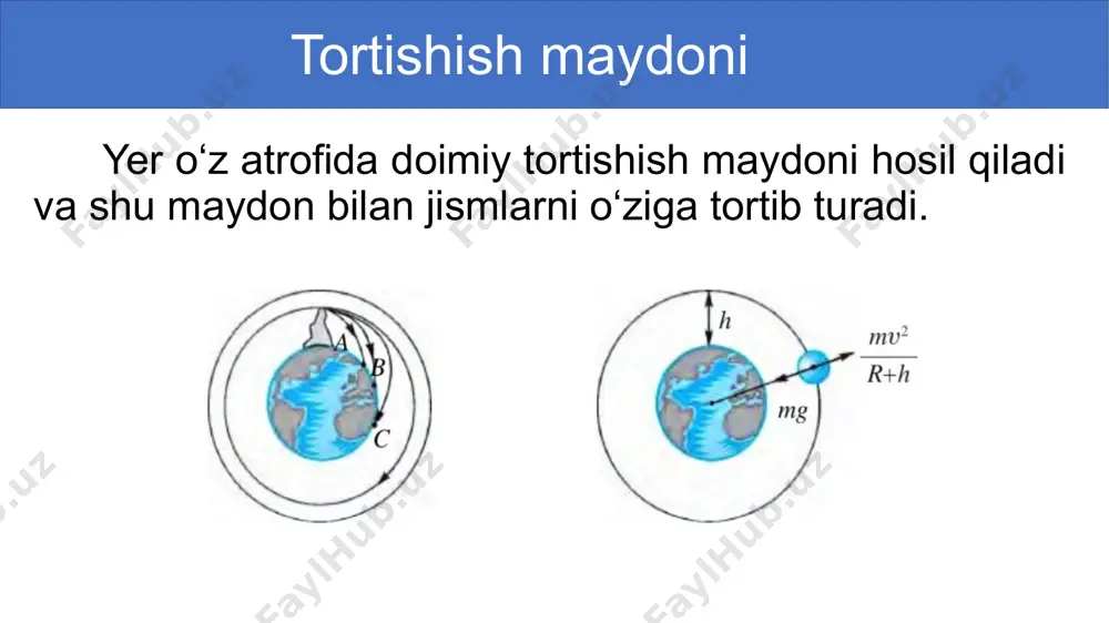 berilgan: t.k.: formula: yechish: javob: 9 marta katta mustaqil bajarish uchun topshiriqlar 1. mavzuga doir savollarga javob yozish (37-bet). 2. qandaydir sayyoraning massasi yer massasidan 4,5 marta katta, uning radiusi esa yer radiusidan 2 marta katta. shu sayyora uchun birinchi kosmik tezlik yer uchun birinchi kosmik tezlikdan necha foizga ortiq? 3. “kosmоnavtika” mavzusida referat tayyorlash. image1.png image2.jpg image3.jpg media1.mp4 image4.png image5.png image6.png image7.png image8.png image9.png media2.mp4 image10.png image11.jpg image12.jpg image13.jpg image14.jpg image15.jpg image26.png image27.png image28.png