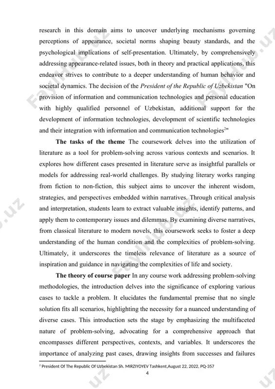 uals with the capacity to devise effective solutions tailored to specific circumstances. thus, the introduction serves as a precursor to the overarching theme of the coursework: the exploration of diverse cases as a cornerstone of problem-solving theory. the methodological framework the methodological basis of the course work lies in the systematic analysis of different cases to solve a problem. this approach integrates theoretical frameworks with practical applications, emphasizing the importance of real-world scenarios in understanding and addressing complex issues. by examining various cases, students develop critical thinking skills, problem-solving abilities, and a deeper understanding of the subject matter. the methodology involves identifying patterns, dissecting underlying factors, and evaluating potential solutions within each case study. through this holistic approach, learners gain insights into the nuances and complexities of the problem domain, preparing them to tackle similar challenges in their academic and professional endeavors. the course work fosters a dynamic learning environment …