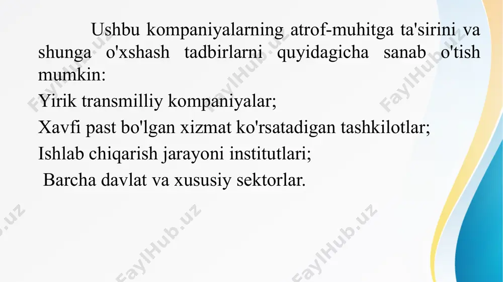 kimlar iso 14001 atrof-muhit boshqaruvi tizimi guvohnomasini olishi mumkin? - Page 5