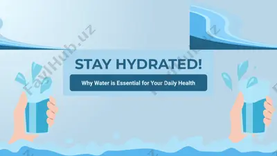 water: the essential element for life — PPTX