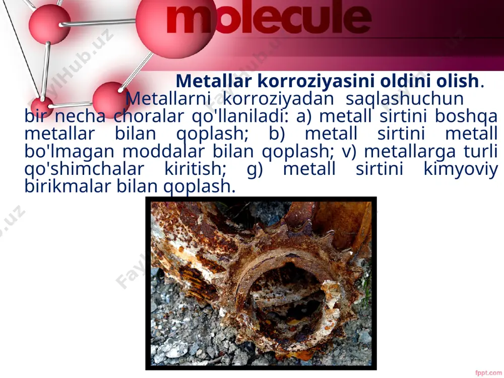 metallar korroziyasi haqida tushuncha - Page 5