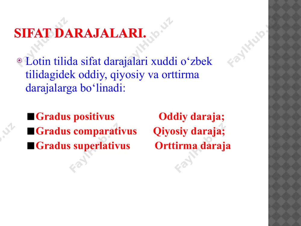 sifat darajalari. qiyosiy daraja - Page 2