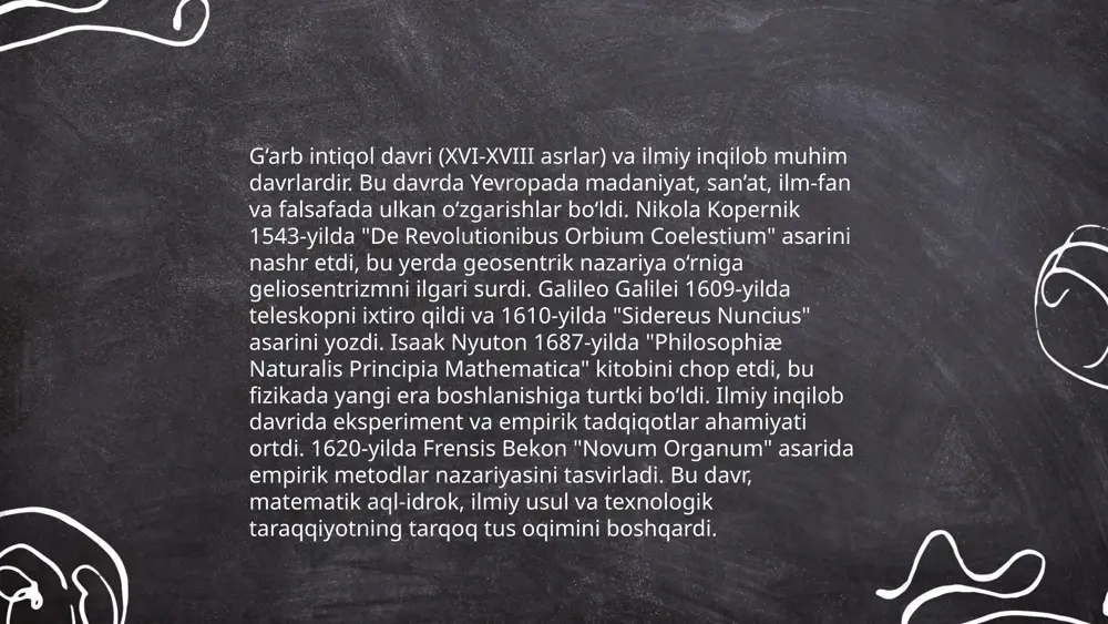 sharq va g'arb olimlari kreativ g'oyalari va qilgan ishlari - Page 4