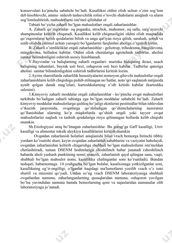 ng ko’chishi, kosmosdan metioritlarning er qariga o’tishi bilan yonishdan hosil bo’lgan changlar va boshhalar tabiiy changlar sirasiga kirgizilsa, bu albatta inson faoliyati bilan bog’liq bo’lmagan hodisa hisoblanadi, ammo inson faoliyati natijasida orolning qurishi va uning ostida to’plangan minglab tonna tuzlarning atmosferaga xuddi shu to’zon sifatida ko’tarilishi va shuningdek o’zlashtirilgan erlarda ularni sug’orish bilan er osti suvlarining ko’tarilishi va erlarning sho’rlanishi natijasida tuproqlarning erroziyaga uchrashi oqibatida bular ham to’zon sifatida shamol bilan birga harakatlana boshlaydi va bu to’zonlar butunlay bunday hodisalardan yiroq bo’lgan serhosil erlarga borib tushishi oqibatida bu erlarni ham halokat yoqasiga olib kelishi mumkinki, buning natijasida butun bir o’lka eqologik muvozanati buzilishi mumkin bo’lgan bu hodisani tabiiy chang oqibati ekanini va bu agar chuqurroq qaralsa, inson faoliyati natijasida kelib chiqqan sun'iy chang ekanligi tushiniladi. bunday misollarni ko’plab keltirish mumkin. shuning uchun ham mehnatni muhofaza qilish, tashqi muhitni muhofaza qilish va fuqoro mudofasi fanlarini birlashtirishga ehtiyoj tuzildi. bu fan inson …