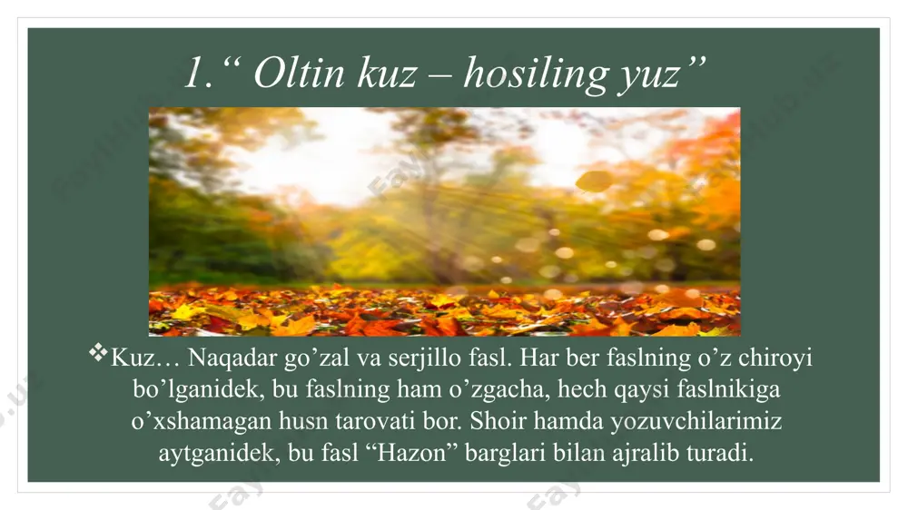 mani bir kunda o‘rgatib bo‘lmaydi. vaqt kerak, ehtimol avlodlar. endi har bir inson hech bo‘lmaganda o‘z hovlisida, yurgan o‘rmonida, o‘qish yoki ish joyida tozalikka rioya qilsa, atrofdagi hamma narsa qanchalik o‘zgaradi! umid qilamanki, odamlar o'ziga kelib, yerning vayron bo'lishidan oldinga o'tadigan vaqt keladi. biz tabiatning bir qismi ekanligimizni unutmasligimiz kerak. va bizning sayyoramiz bir martalik foydalanish emas. havo toza, yangi. biror kishi uchun bu qimmatbaho parfyum hididan yaxshiroqdir. inson tanasining har bir hujayrasi kislorodga muhtoj. bir nafas bo'lmasa, odam o'ladi. ulkan sanoat markazlarida yashovchi odamlar o'limga olib keladigan kasalliklarga ko'proq duch kelishadi, tezroq qarishadi va ko'pincha irsiy injiqlarni tug'ishadi. axir ular tutun, zavod mo‘rilari tutuni, millionlab mashinalarning chiqindi gazlaridan nafas olishadi. toza havo yashil o'rmonlarni talab qiladi. va odam buni unutadi, o'ylamasdan o'z ehtiyojlari uchun yog'och yig'adi. toza havo zavod va zavodlardan himoyalangan bo'lishi kerak. tadbirkor esa qimmatbaho davolash uskunasiga pul sarflashni istamaydi. ko'p miqdorda chiqindi gazlar mavjud bo'lganda havo …