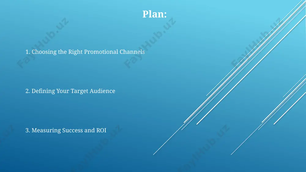 hrough rate) and cpa (cost per acquisition) to identify high-performing channels and reallocate resources for increased efficiency within 3-6 months. crafting your message utilize the "power of three" in your slogan or tagline; this rhetorical device helps improve memorability and recall by presenting information in concise, impactful sets of three related elements. highlight 3-5 key benefits; consumers remember approximately 3-5 key messages, so focus your communication on the most compelling aspects of your product, avoiding overwhelming them with excessive details. employ aida (attention, interest, desire, action) – a classic marketing formula that structures your message to grab attention, build interest, create desire, and ultimately drive conversions through a clear call to action. thank you for your attention @taqdimot_robot